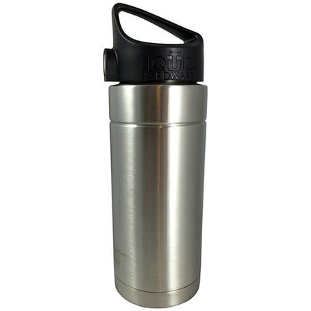 Liquid Hardware Sidewinder Insulated Bottle, 16oz, Stainless, Brushed Stainless, LIQ-04330