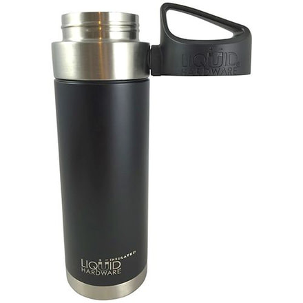 Liquid Hardware Sidewinder Insulated Bottle, 20oz, Matte Blk, Matte Black, LIQ-04309