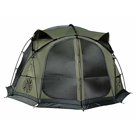 LiteFighter Dragoon Expeditionary Tent, Delta Green 499, 157.5in x 157.5in x 77in, DG5100-GRN