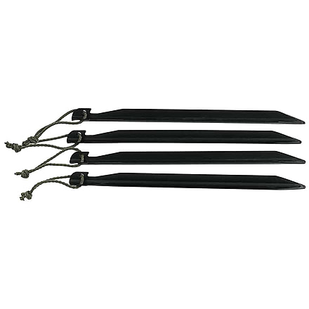 LiteFighter T-Stakes, Set of 4, Black, 11.75in x 0.75in, TB1104-BLK