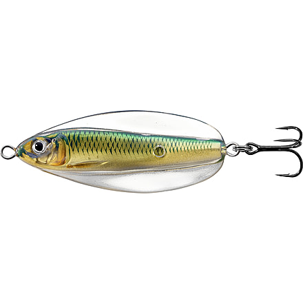 Live Target LiveTarget Erratic Shiner - Casting Spoon, 2 3/4in, 3/4oz, Gold/Green, ESS70SK204