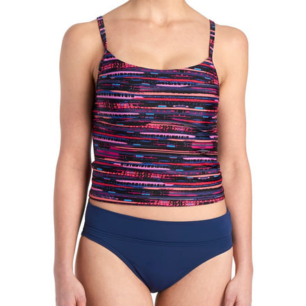 Lole Paradise Tankini Top - Women's-Medium-Fiery Coral Fresh