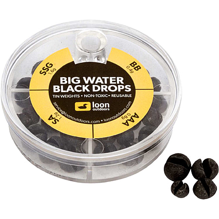 Loon Drop Tin Shot Assortments, 4 Division, Big Water, Black, Big Water, F7132