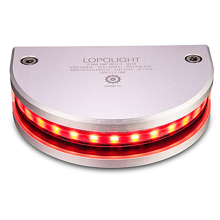 Lopolight 180 Navigation Light - 2nm f/Vessel up to 164'50M - Red 61261