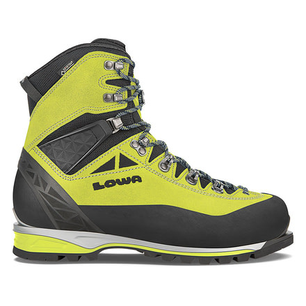 Lowa Alpine Expert GTX Mountaineering Boots - Mens, Lime/Black, Medium, 8, 2100217299-LIMBLK-Medium-8