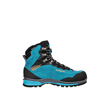 Lowa Cadin II GTX Mid Ws - Womens, Turquoise/Mandarin, 9, 197827018513