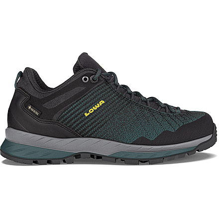 Lowa Carezza GTX Low Shoes - Womens, Anthracite/Petrol, 7.5, 2200659776-ANTPET-M-7.5