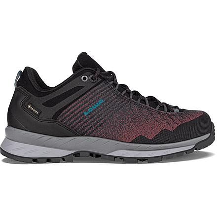 Lowa Carezza GTX Low Shoes - Womens, Black/Brown Rose, 6.5, 2200659931-BKBNRO-M-6.5