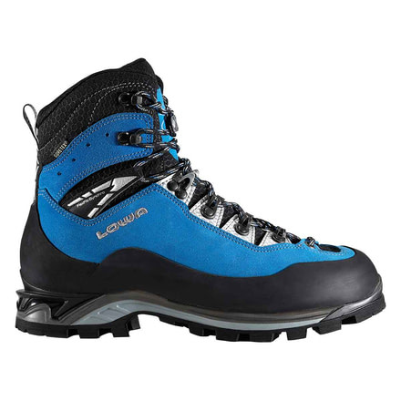 Lowa Cevedale Pro GTX Mountaineering Boot - Mens, Blue/Black, 7, Medium, 2100506099-BLUBLK-M070