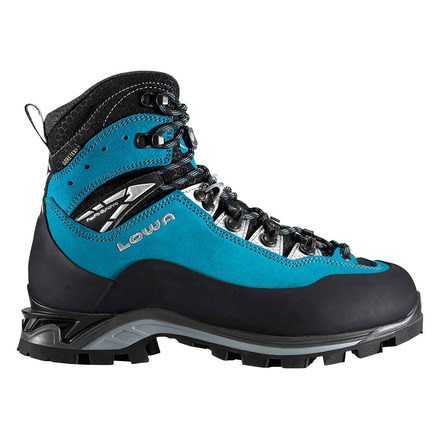Lowa Cevedale Pro GTX Mountaineering Boot - Womens, Turquoise/Black, 7, Medium, 2200506998-TURBLK-M070