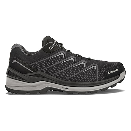Lowa Ferrox Pro GTX Lo Hiking Boots - Mens, Black/Light Grey, 10, Medium, 3106499923-10
