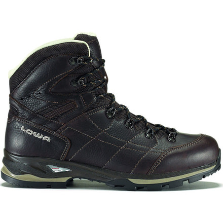 Lowa Hudson LL Mid Hiking Boot - Mens-Dark Brown-Medium-10 US