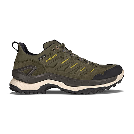 Lowa Innovo GTX Lo Hiking Shoes- Mens, Olive/Amber Green, 11.5, 197827043324