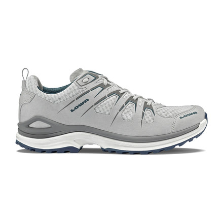 USED Lowa Innox Evo Lo Trailrunning Shoe - Women's, Light Gray/Petrol, 8.5, Medium, 3207009374-LGYPET-M085, EDEMO1