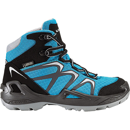 Lowa Innox GTX Mid Jr Hiking Boot - Kid's-Turquoise/Grey-13 Kid