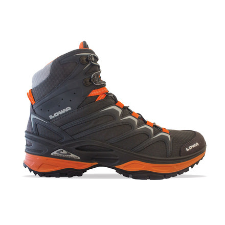 Lowa Innox Mid Hiking Boot - Mens, Graphite/Orange, 9, Medium, 3106199728-GRPORG-M090
