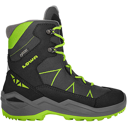 Lowa Jonas GTX Mid Footwear Winter Boots - Unisex, Black/Lime, Medium, 13, 6405549903-BM-MD-M310