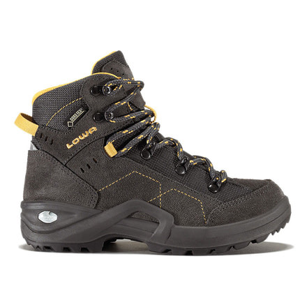 Lowa Kody III GTX Mid Footwear Boots - Unisex, Anthracite/Yellow, Medium, 4, 3500999750-AL-MD-M360
