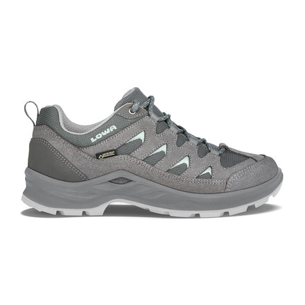 Lowa Levante GTX Lo Hiking Shoe - Womens, Graphite/Jade, 7, Medium, 3205779781-GRPJAD-M070