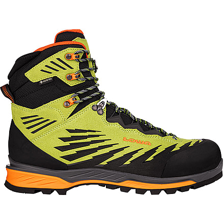 Lowa Lowa Alpine Evo GTX Boots - Mens, Lime/Flame, 10, 2100707253-LIMFLM-M-10