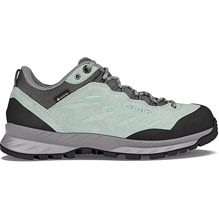 Lowa Delago GTX Lo Hiking Boots - Women's, Patina Green/Light Blue, 10.5, 2200937570-PGNLBU-M-10.5