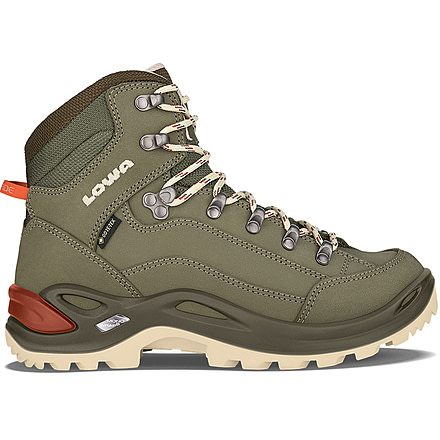 Lowa Lowa Renegade GTX Mid Hiking Shoes - Womens, Grey Green/Panna, 10, 3209459629-GYGNPA-M-10