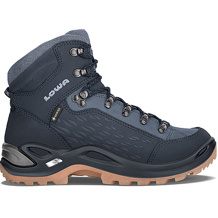 Lowa Renegade Warm GTX Mid Hiking Boots - Women's, Navy/Ice Blue, 7, 4209706917-NAVIBU-M-7