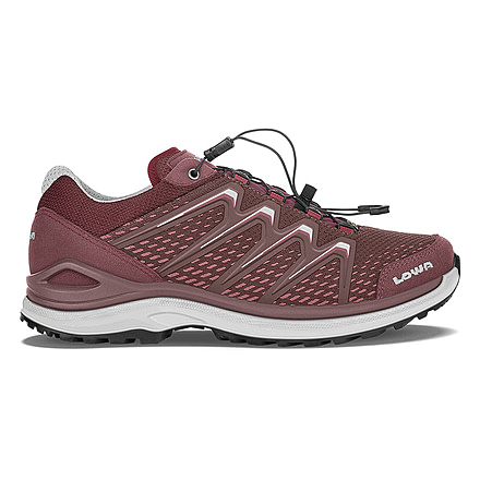 Lowa Maddox GTX Lo - Womens, Burgundy/Coral, 7, 3206093723-Brgnd/CR-7