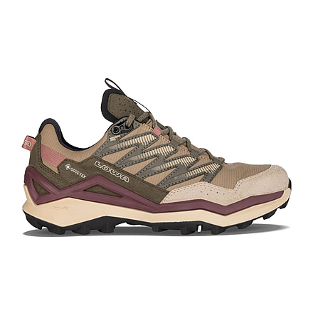 Lowa Maddox Pro GTX Lo Hiking Shoes - Womens, Desert/Old Rose, 8.5, 197827041986