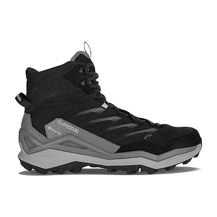 Lowa Maddox Pro GTX Mid Hiking Boots - Mens, Black/Grey, 11.5, 197827040088