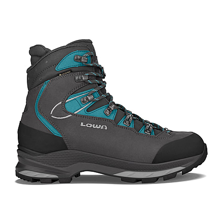 Lowa Mauria Evo GTX Hiking Shoes - Womens, Narrow, Anthracite/Turquoise, 7.5, 197827047773