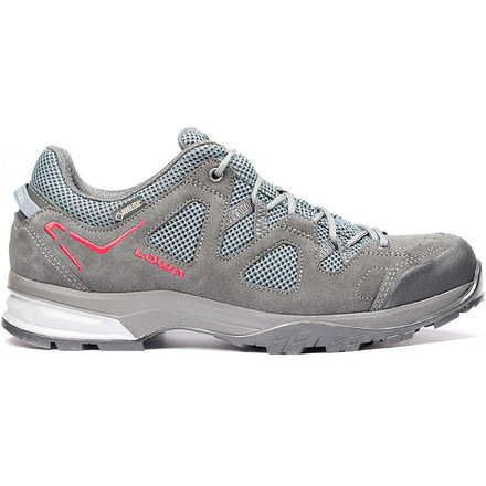 Lowa Phoenix GTX Lo Hiking Shoe - Men's-Anthracite/Red-Medium-14