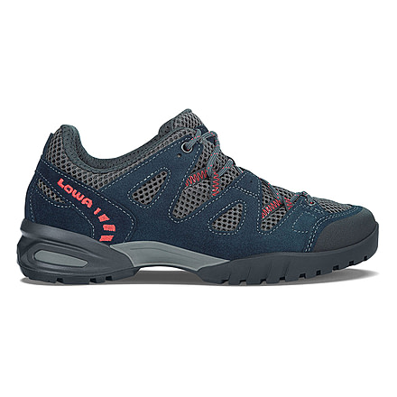 Lowa Phoenix Mesh Lo Hiking Shoe, Medium - Womens, Navy/Coral, 7 2207276925-M070