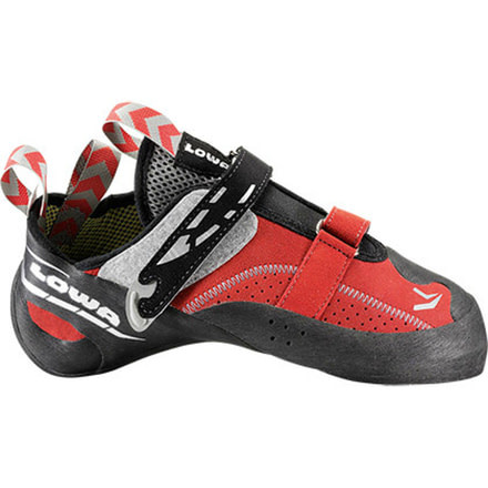 Lowa Red Eagle Velcro Climbing Shoe - Men's-Red/Black-8 US