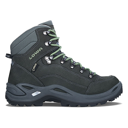 Lowa Renegade GTX Mid Hiking Shoes - Womens, Graphite/Jade, 7 US, Medium, 3209459781-GRPJAD-7 US