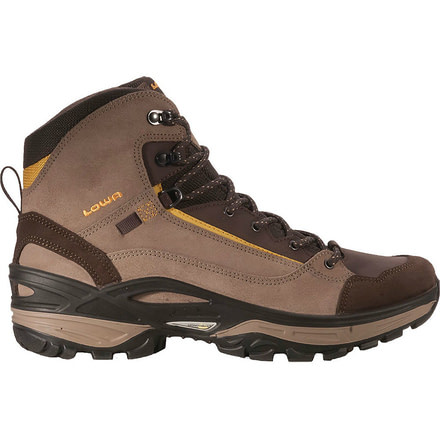 Lowa Tempest Mid Hiking Boot - Men's-Taupe/Dark Brown-Medium-12 US