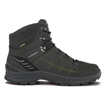 Lowa Tiago GTX Mid Hiking Boot, Wide - Mens, Anthracite/Lime, 11.5 3105929702-M115