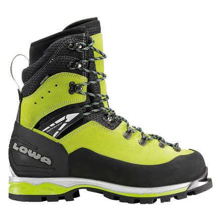 Lowa Weisshorn GTX Mountaineering Boot - Mens, Lime/Black, 8, Medium, 2103177299-LIMBLK-M080