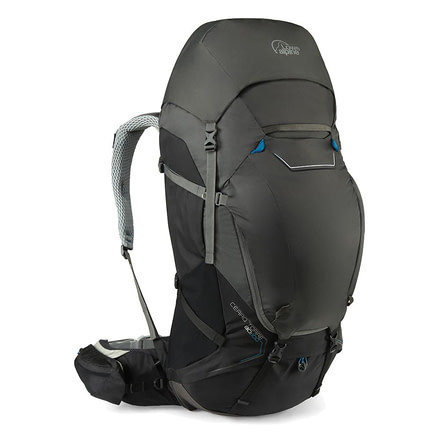 Lowe Alpine Demo, Cerro Torre 80/100 Trekking Backpack, Black / Greyhound, 80/100 L-XL, FBQ-02-BL-80-L-DEMO
