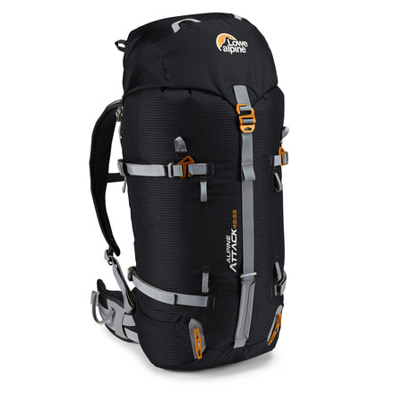 Lowe Alpine Mountain Attack 45:55 Backpack-Black/Tangerine