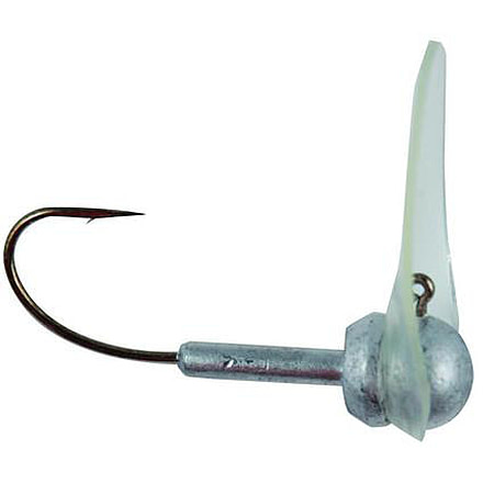 Luck E Strike Scrounger Long Bill Jighead, Unpainted, 3/8oz, 4/0 Hook, SLB-384-2