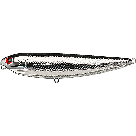 Lucky Craft Sammy 100 Topwater Bait, Floating, Chrome, 4in, 1/2oz, SM100-074