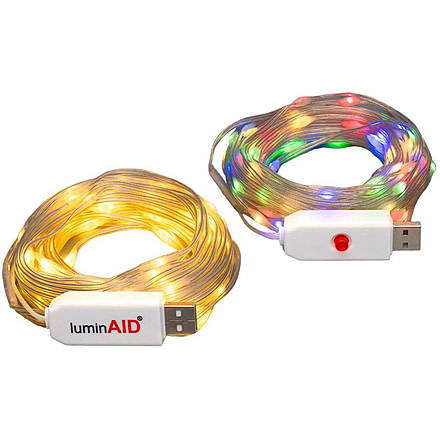 LuminAID Add-On String Lights, White, 0196-0600