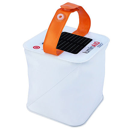 LuminAID Packlite 12 Solar-Powered Collapsible Lantern-White