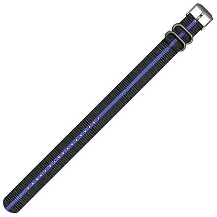 Luminox 3950 Series Signature Strap Only, Black w/ Blue Stripe NS3950.40