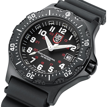 Luminox Black Seal, Black Dial, Black PU Dive Strap NS8401