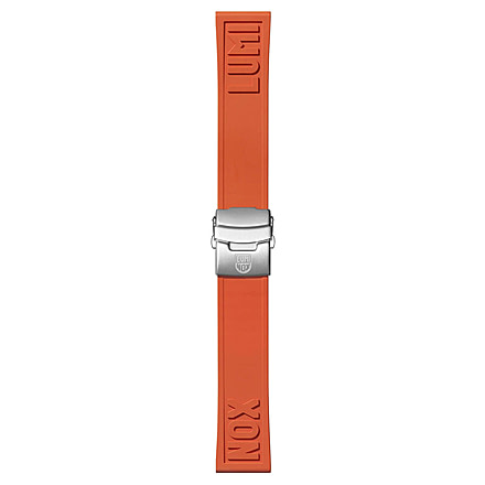 Luminox Cut-to-Fit Rubber Strap, 24 mm, FPX.2406.35Q.K 496691AE, xl-cut-to-fit-luminox-branded-strap-in-orange
