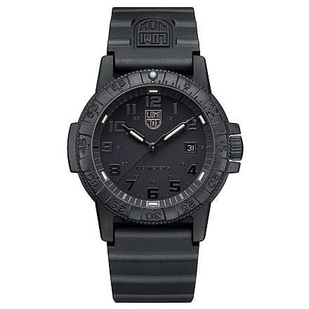 Luminox Leatherback Sea Turtle Giant Watches, Black/Black, 44 mm, 0321.BO
