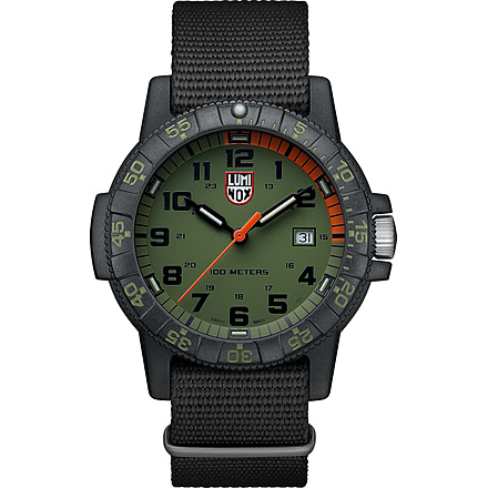 Luminox Leatherback Sea Turtle Giant Watches, Black/Green, 44 mm, 337