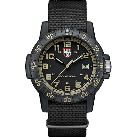 Luminox Leatherback Sea Turtle Giant Watches, Black/Green/Black, 44 mm, 333